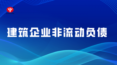 建筑企業非流動負債 